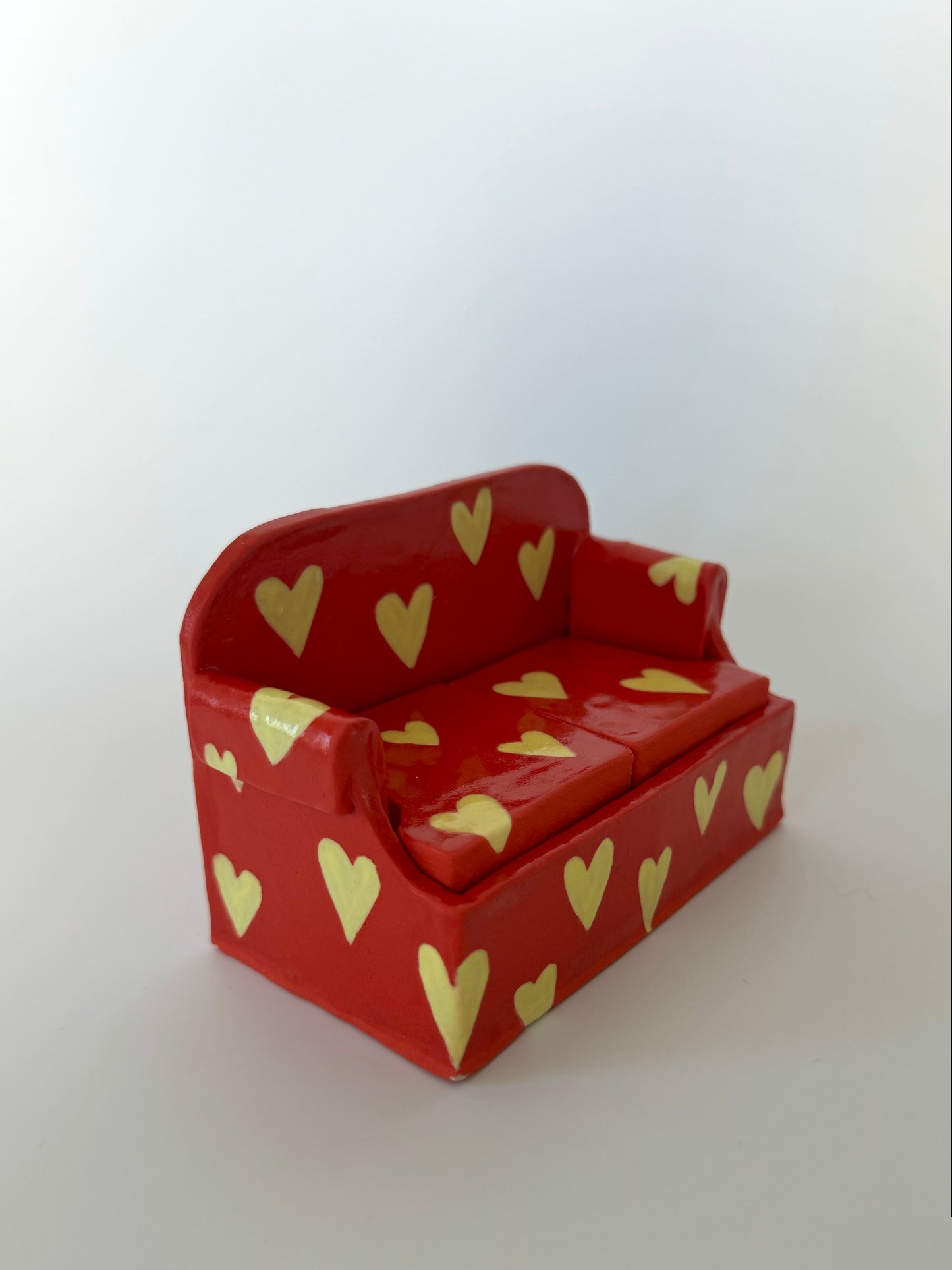 Red Hearts Mini Sofa