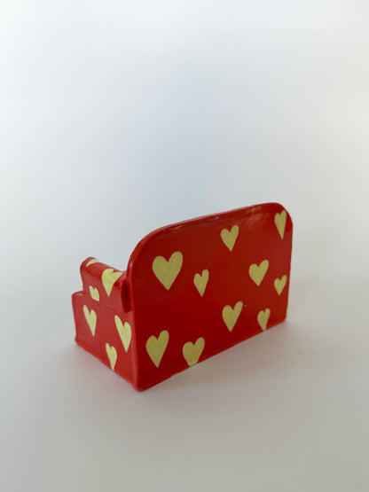 Red Hearts Mini Sofa